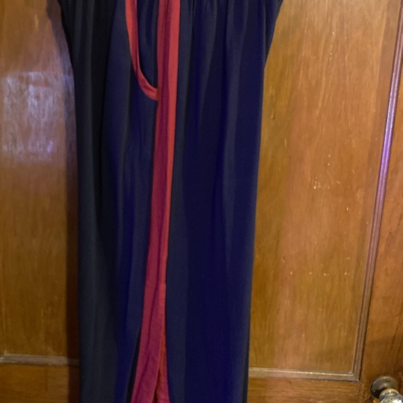 Blue pants w/red stripe - Picture 1 of 3